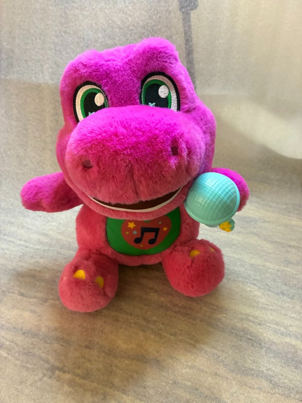 Fisher-Price Barney's World Sing-A-Long Barney Plush